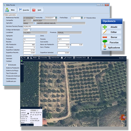 eagle erp agricultura parcelas